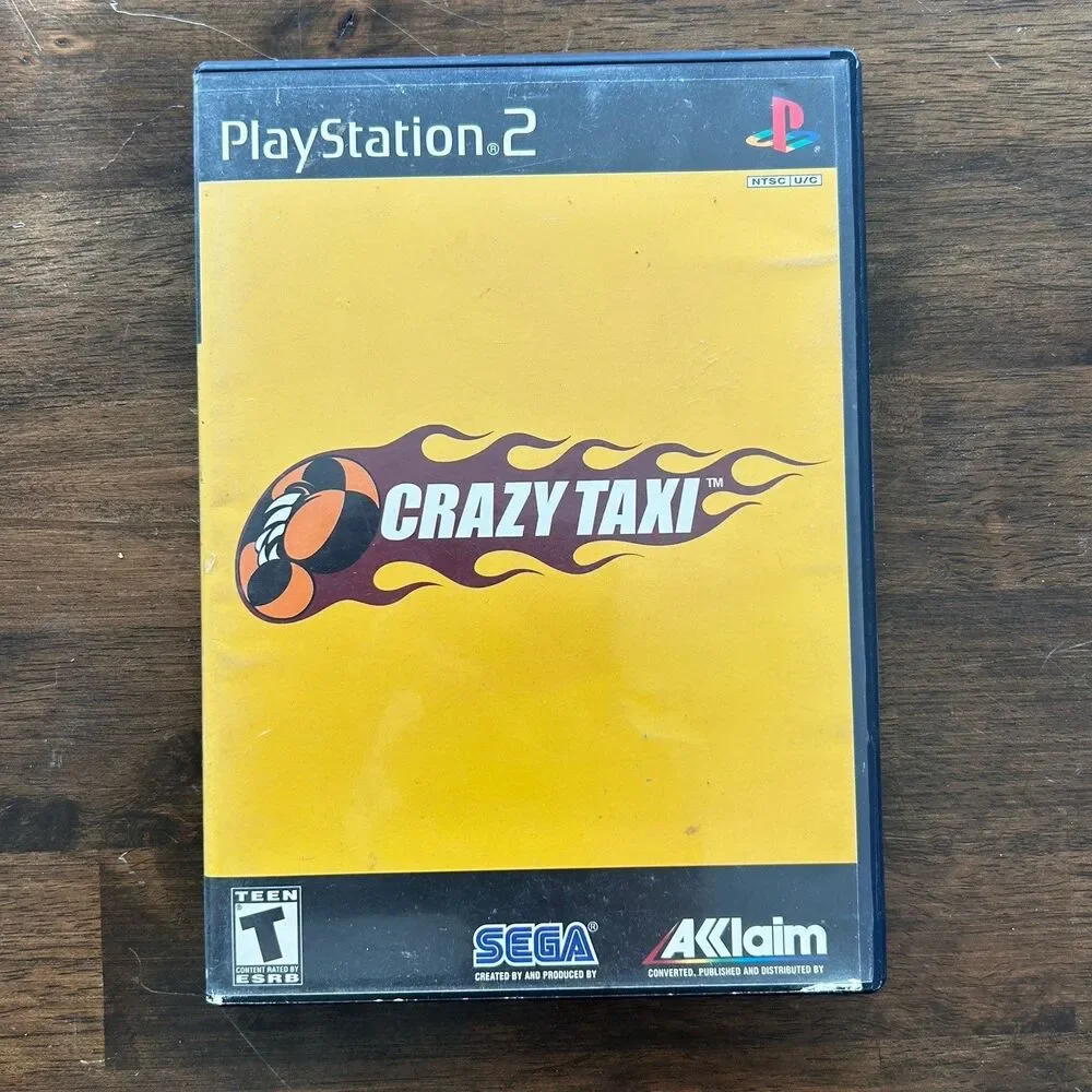 Crazy Taxi (Sony PlayStation 2, 2002) PS2 Black Label  CIB w/ Manual